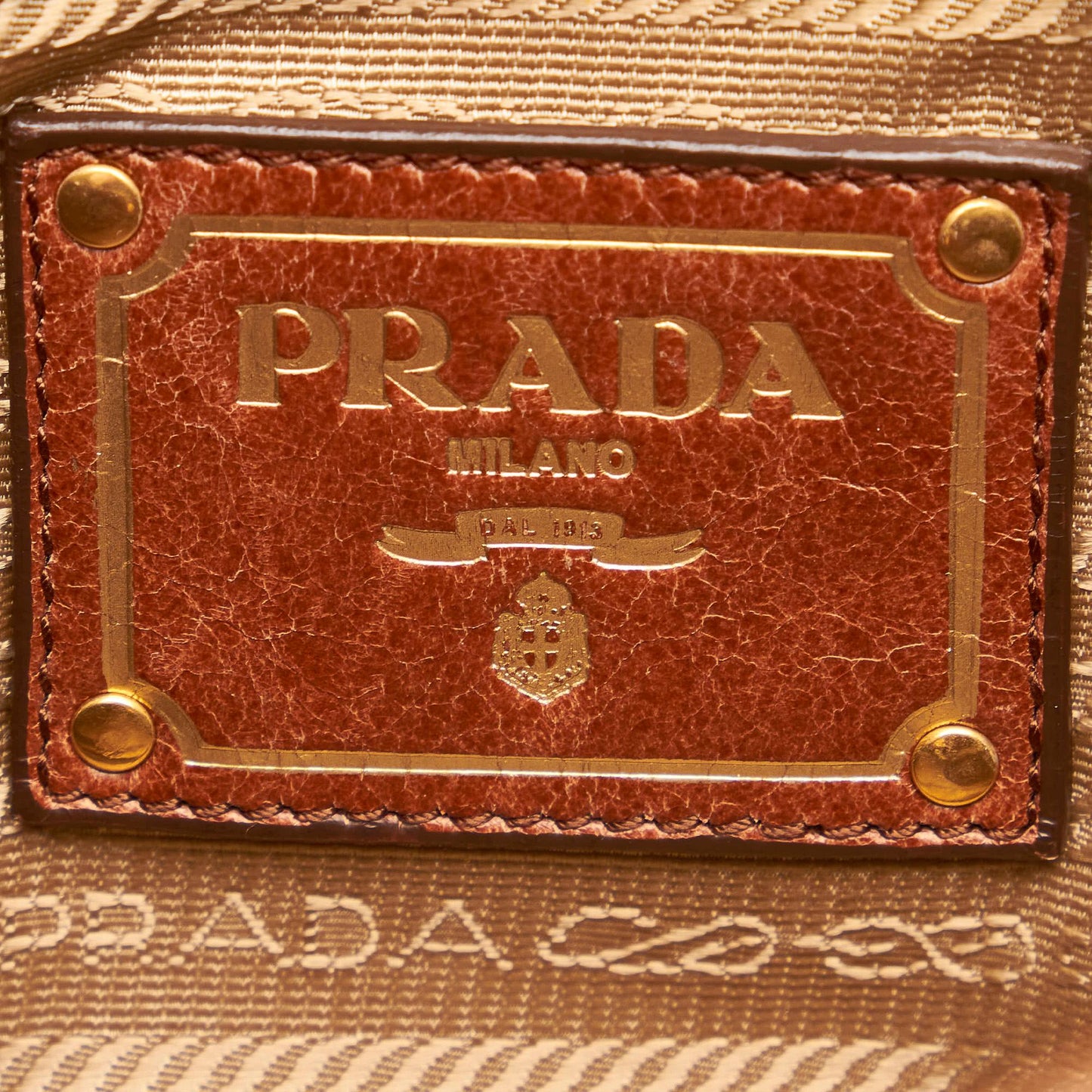 Prada Vitello Shine Satchel 32637