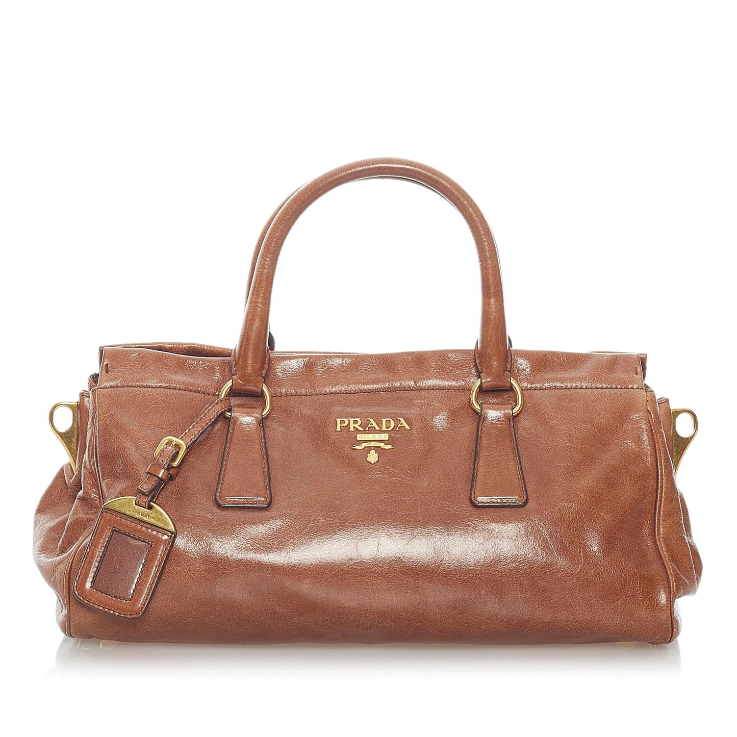 Prada Vitello Shine Satchel 32637