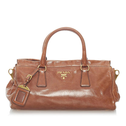 Prada Vitello Shine Satchel 32637