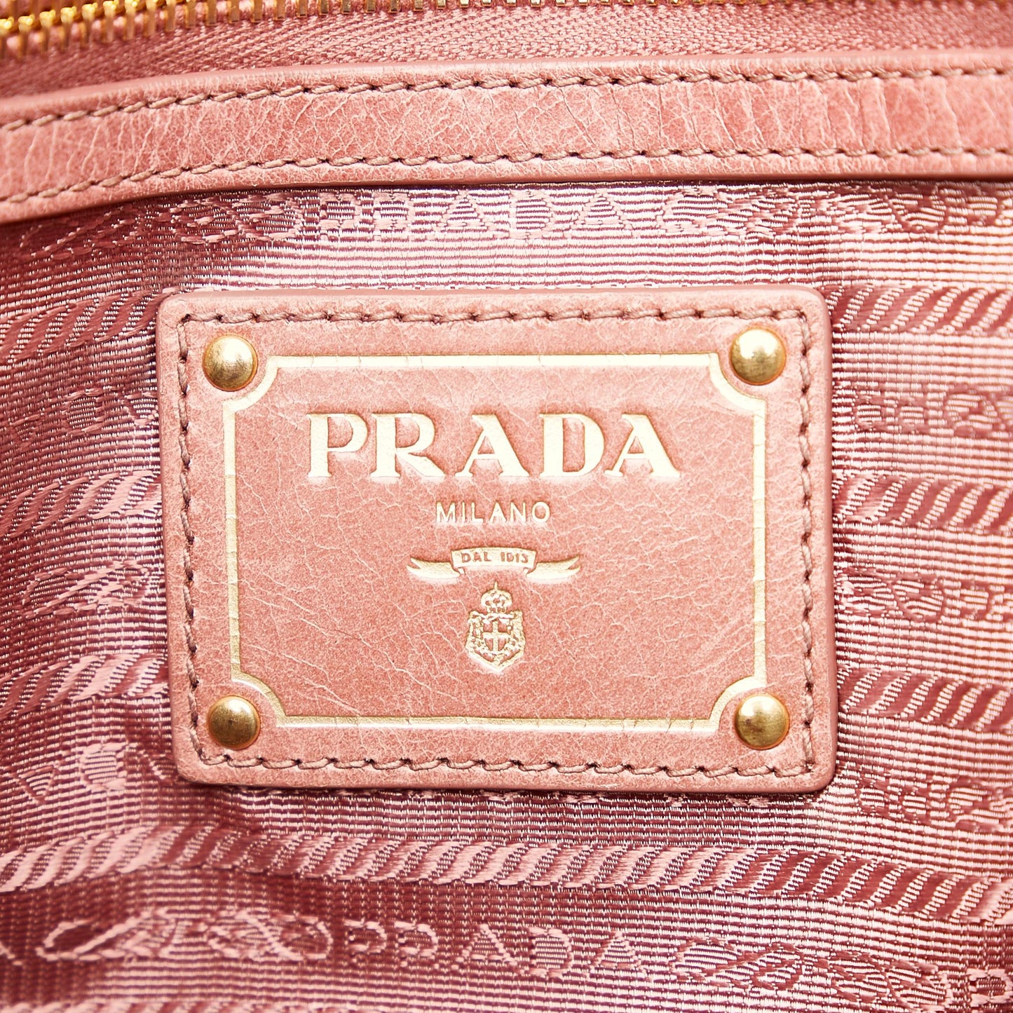 Prada Vitello Shine Satchel 33141