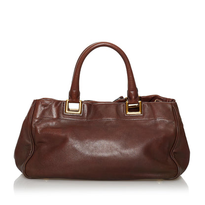 Prada Vitello Shine Satchel 33929