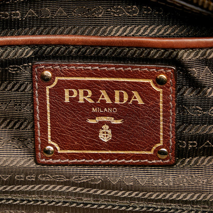 Prada Vitello Shine Satchel 33929