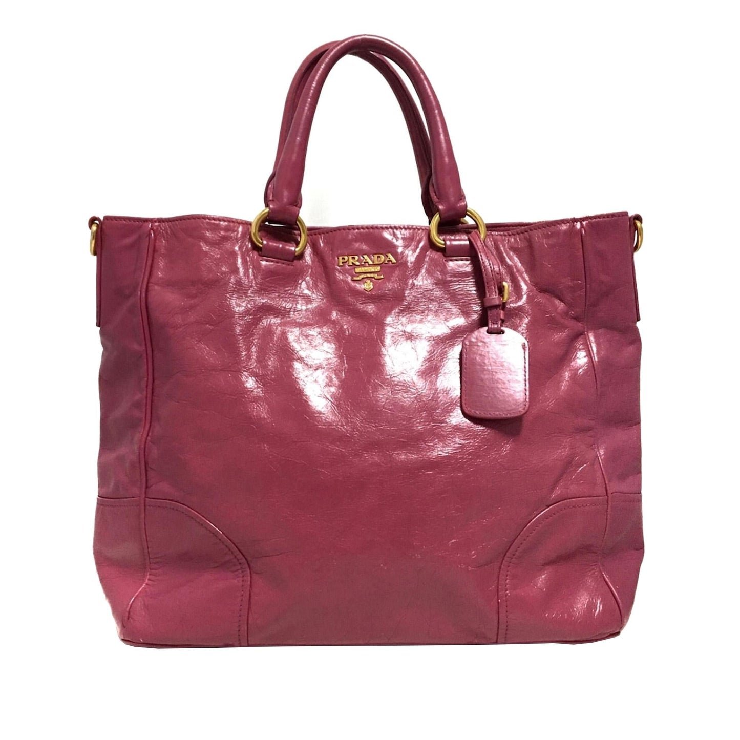 Prada Vitello Shine Satchel 34814