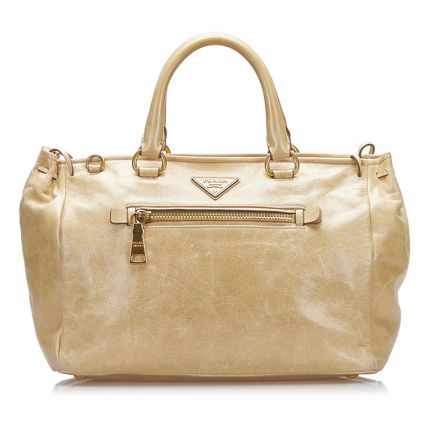 Prada Vitello Shine Satchel 36119