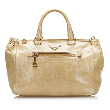 Prada Vitello Shine Satchel 36119