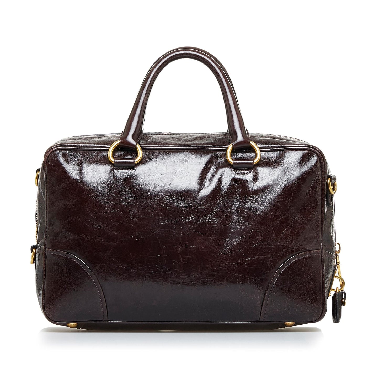 Prada Vitello Shine Satchel SaINqk