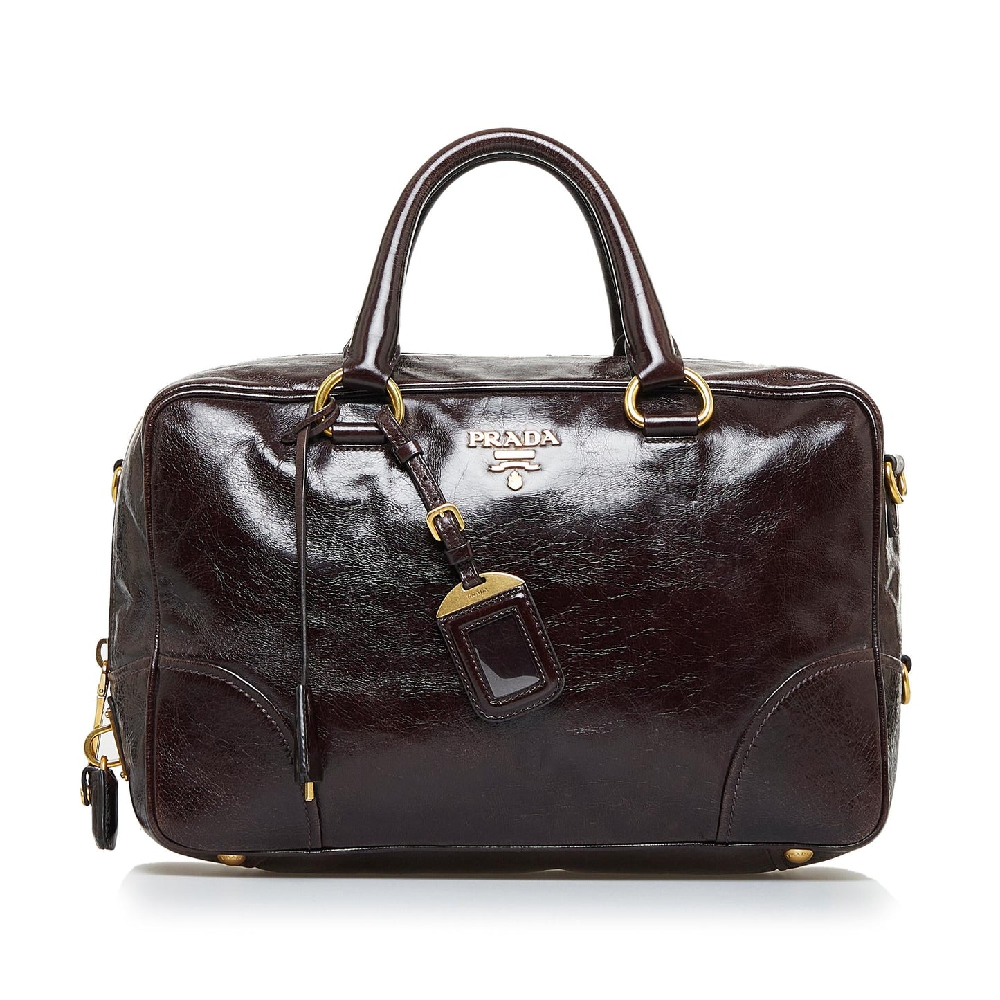 Prada Vitello Shine Satchel SaINqk