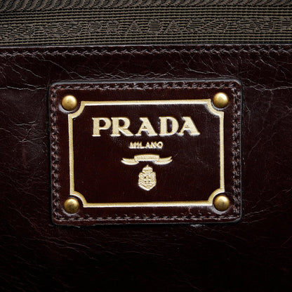 Prada Vitello Shine Satchel SaINqk