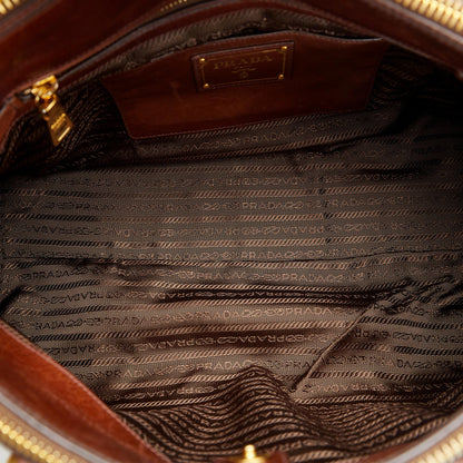 Prada Vitello Shine Satchel UvQCdy