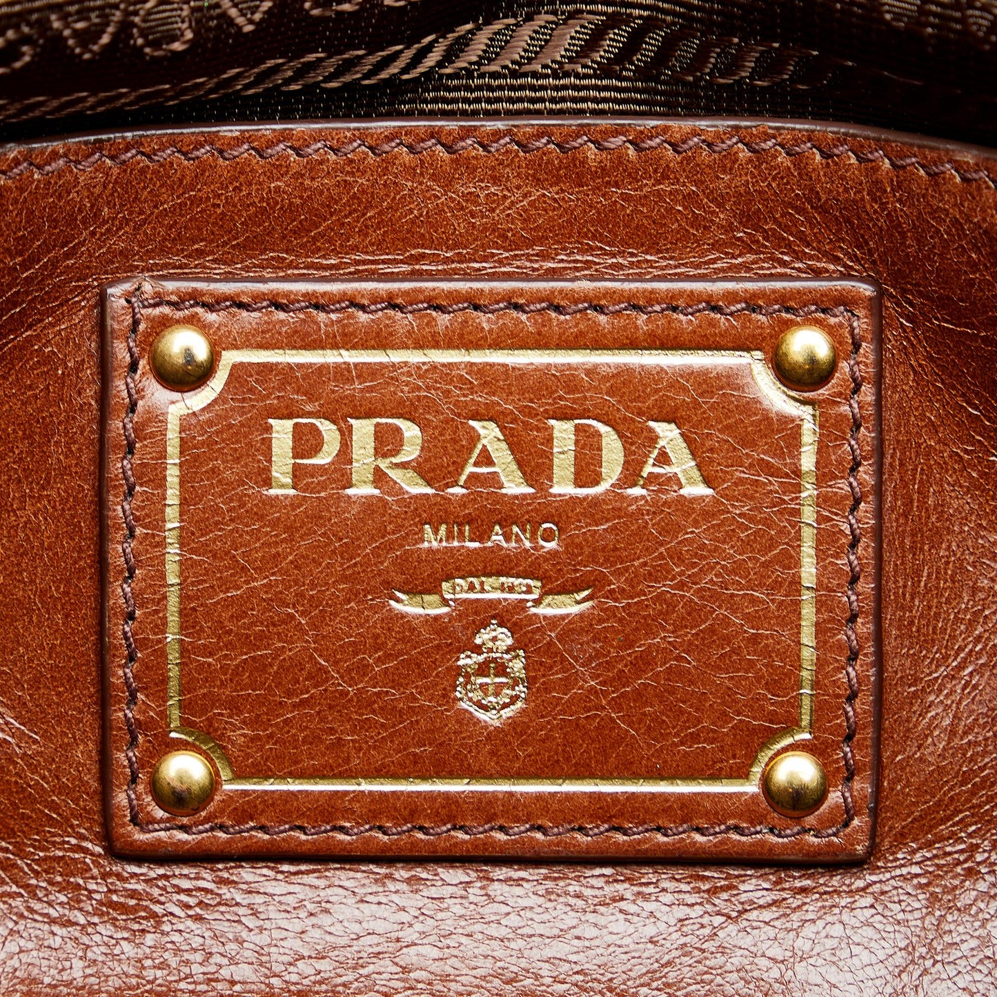 Prada Vitello Shine Satchel UvQCdy