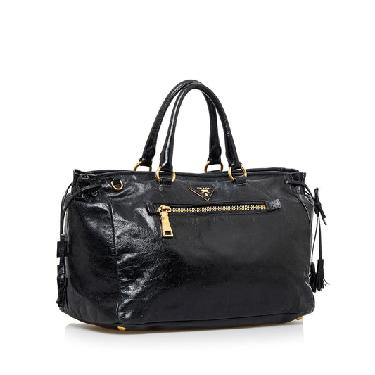 Prada Vitello Shine Satchel vDIW3E