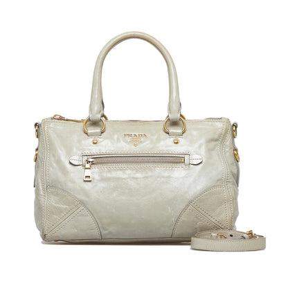 Prada Vitello Shine Satchel lWgBhT