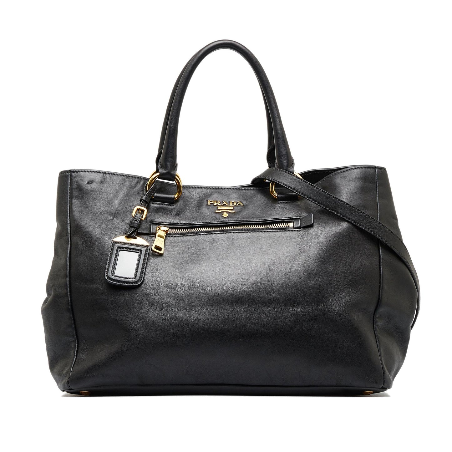 Prada Vitello Shine Satchel zMORDS