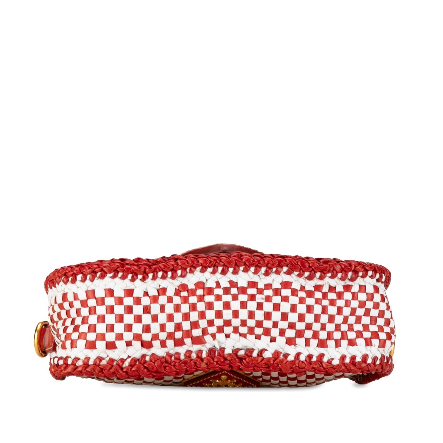 Prada Woven Madras Crossbody DlArNT