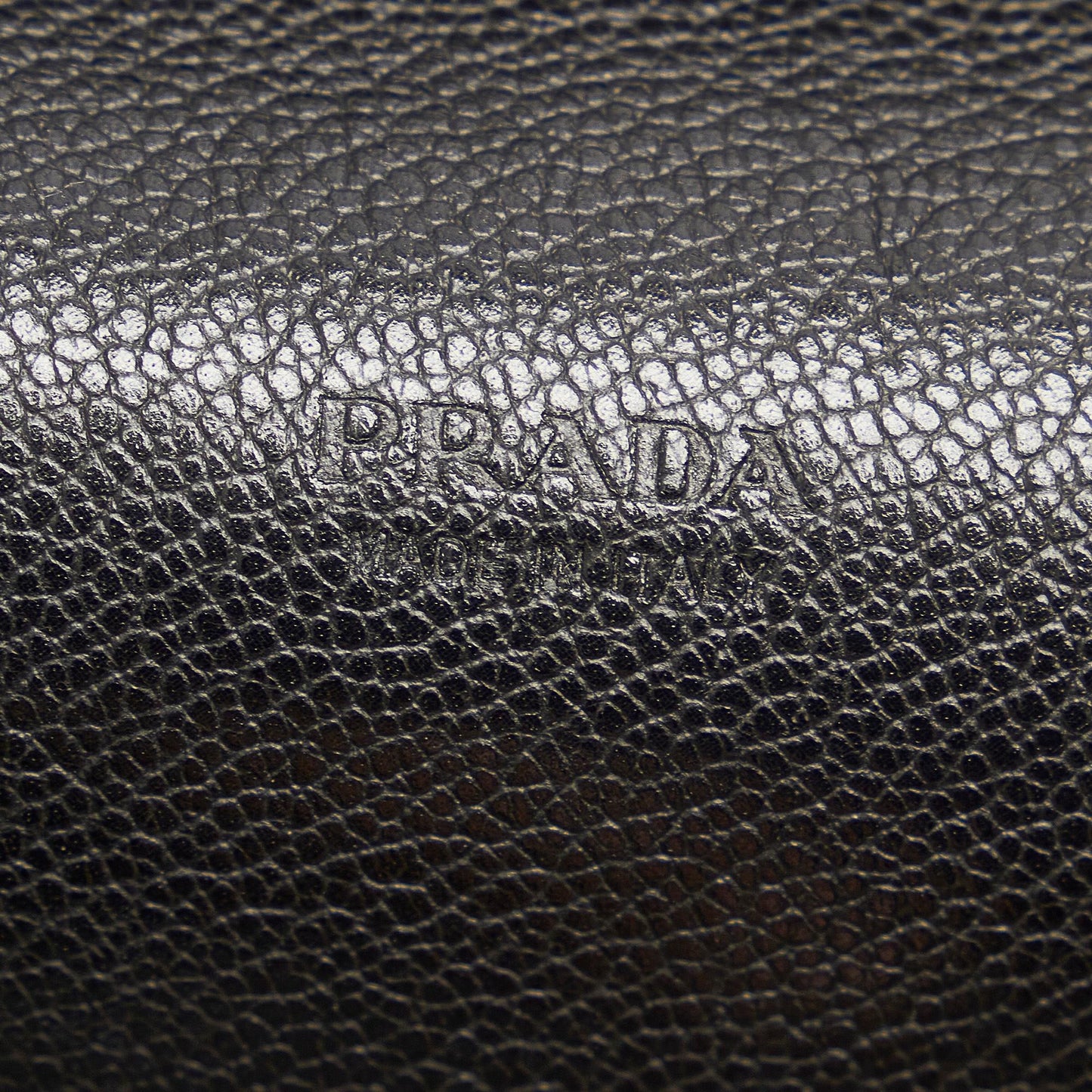 Prada Zip Around Leather Long Wallet 23521