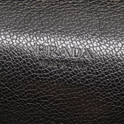 Prada Zip Around Leather Long Wallet 23521