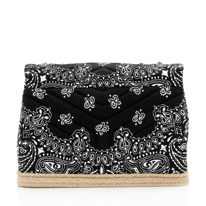 Saint Laurent Bandana Print LouLou Medium Shoulder Bag 14678