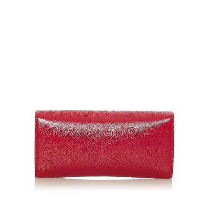 Saint Laurent Belle De Jour Patent Leather Clutch Bag (SHG-28032