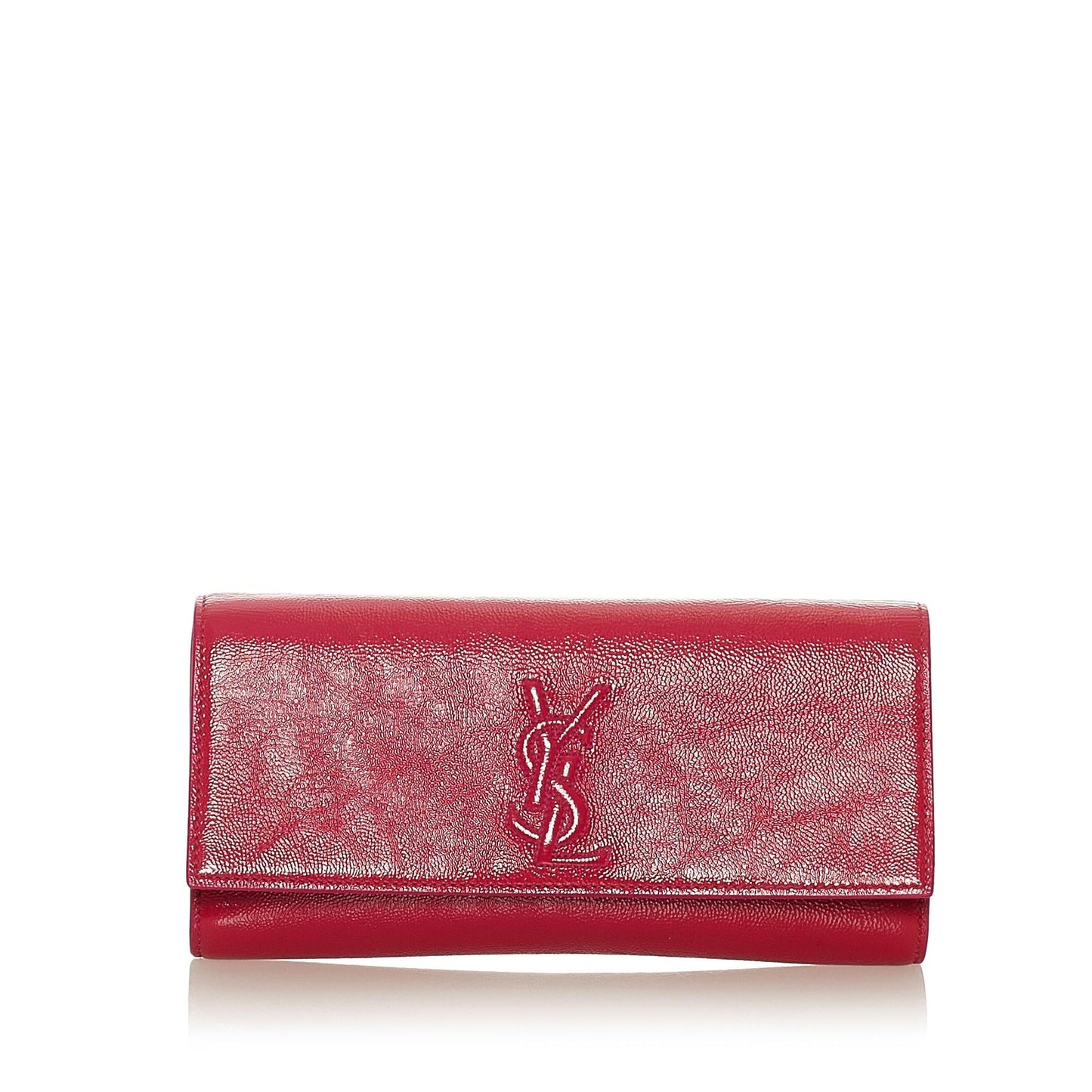 Saint Laurent Belle De Jour Patent Leather Clutch Bag (SHG-28032