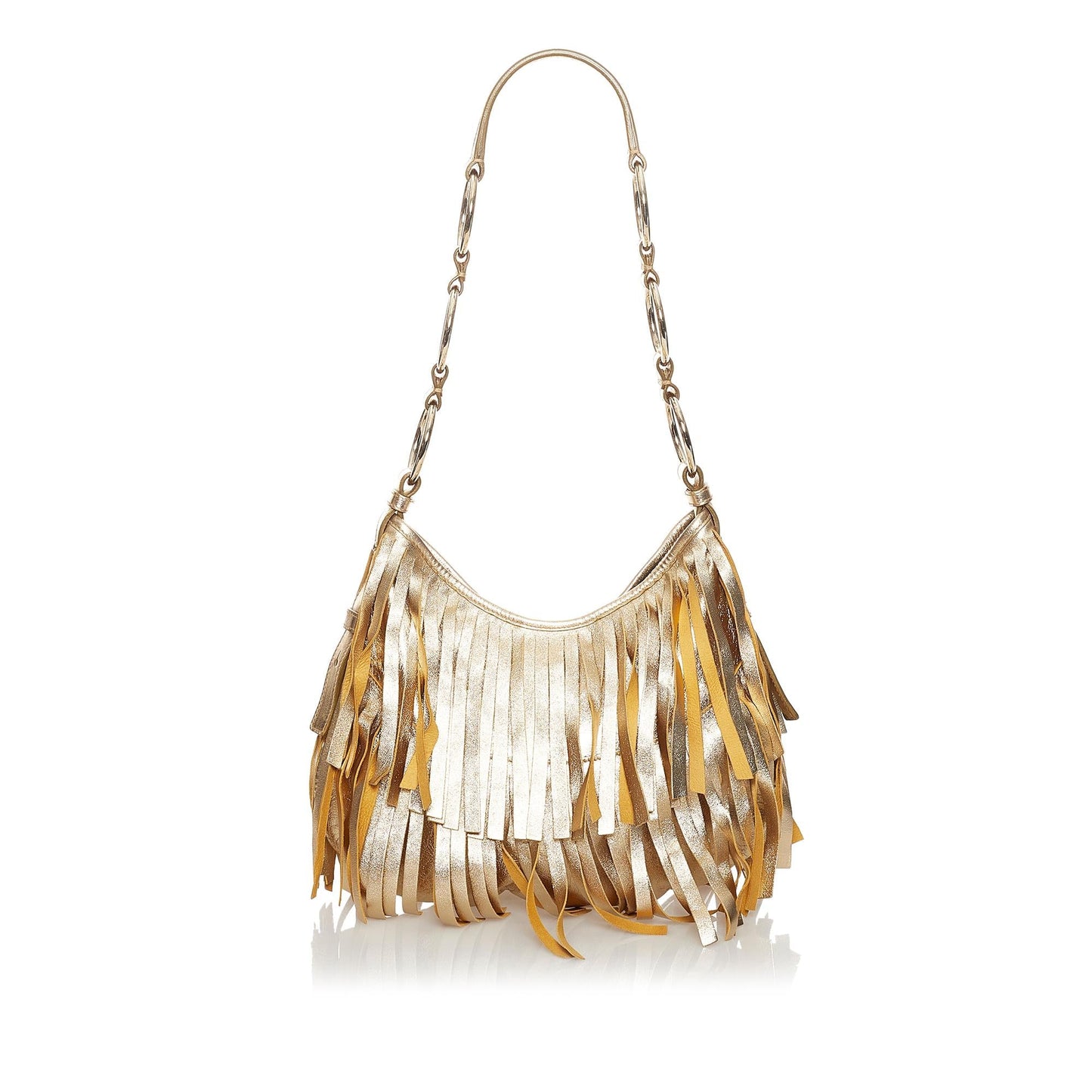 Saint Laurent Boheme Fringe Leather Shoulder Bag (SHG-32747