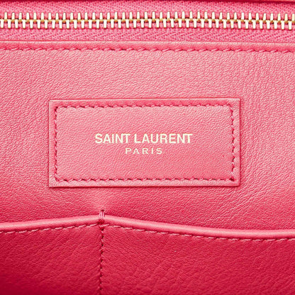 Saint Laurent Cabas Chyc Leather Satchel (SHG-22874