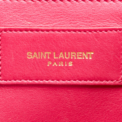 Saint Laurent Cabas Chyc Leather Satchel (SHG-26755