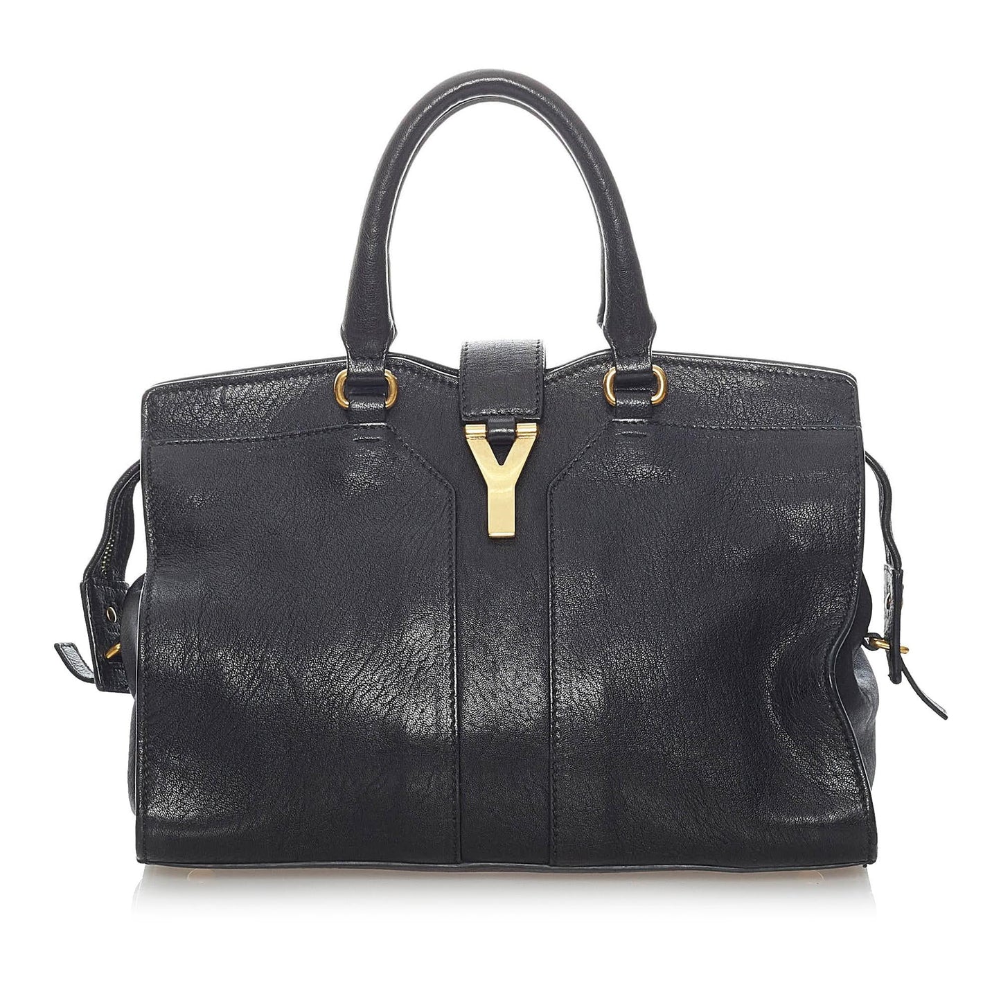 Saint Laurent Cabas Chyc Ligne Leather Satchel (SHG-31431