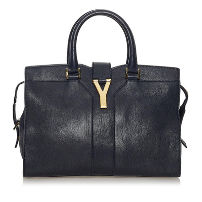 Saint Laurent Cabas Chyc Ligne Leather Satchel (SHG-33201