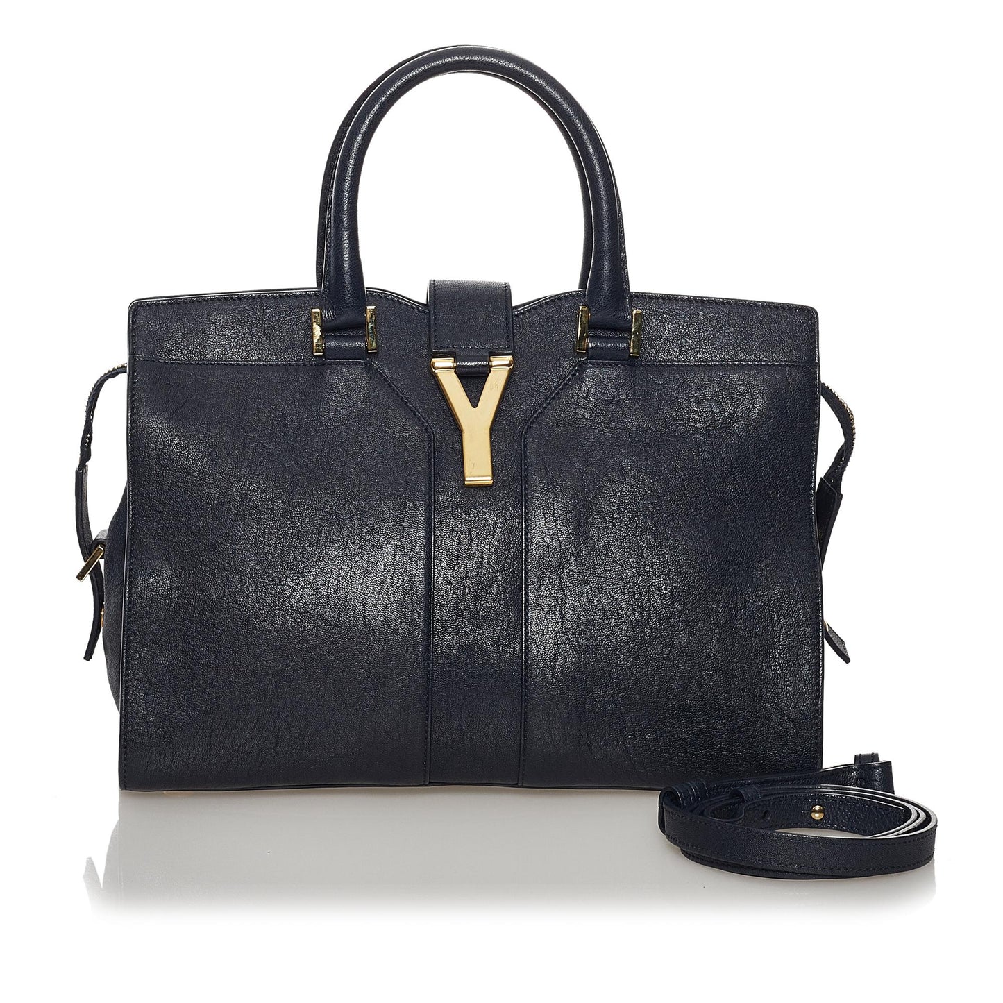 Saint Laurent Cabas Chyc Ligne Leather Satchel (SHG-33201