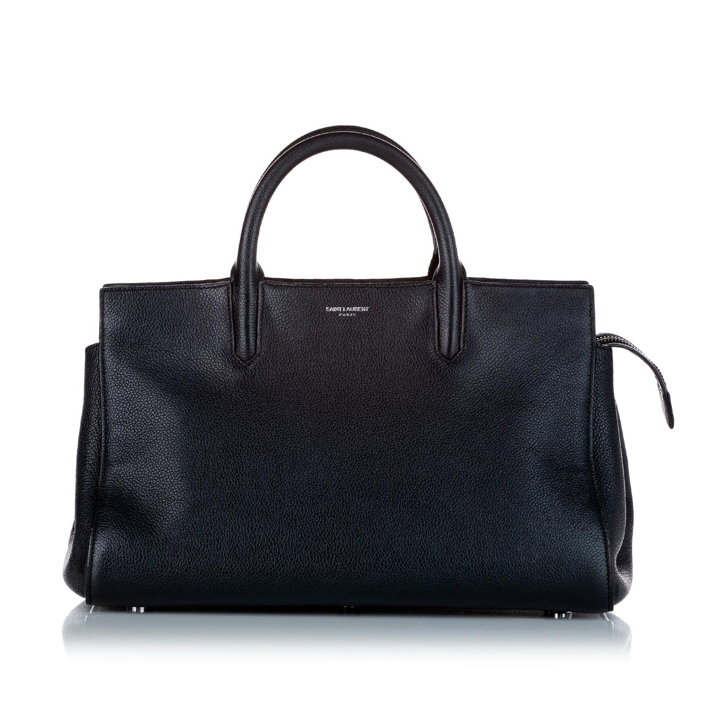 Saint Laurent Cabas Rive Gauche Leather Satchel (SHG-23851