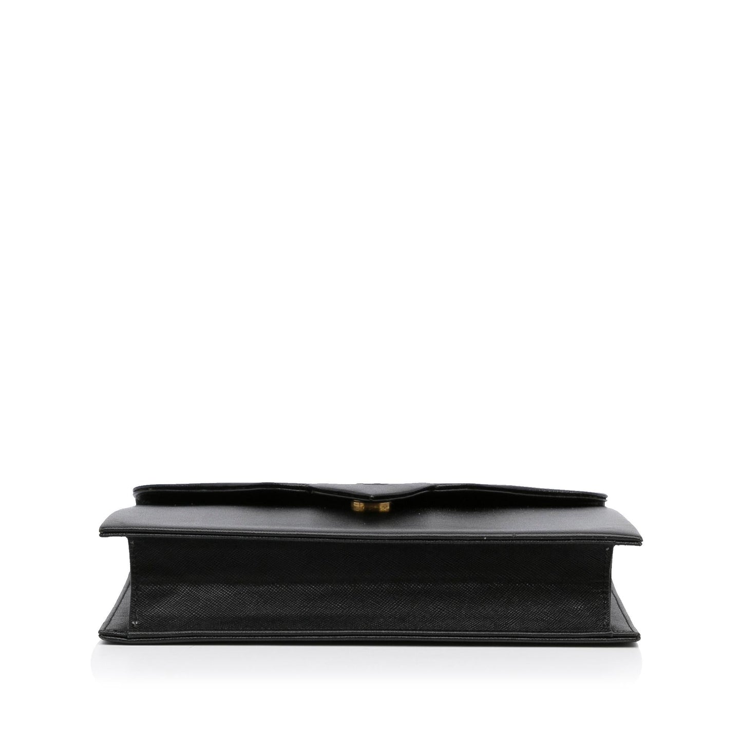 Saint Laurent Calf Leather Clutch (SHG-Gkqldx