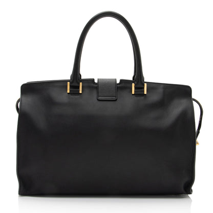 Saint Laurent Calfskin Cabas Chyc Medium Tote vEmkbR