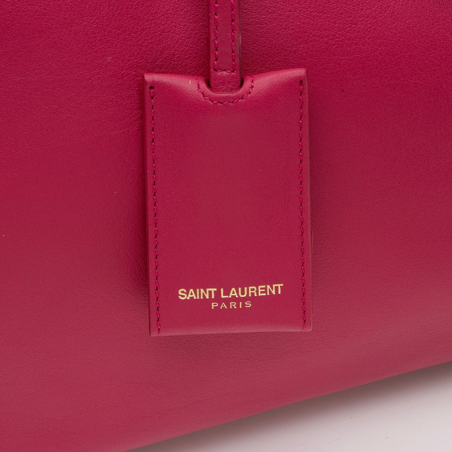 Saint Laurent Calfskin Cabas Chyc Medium Tote 6T692u