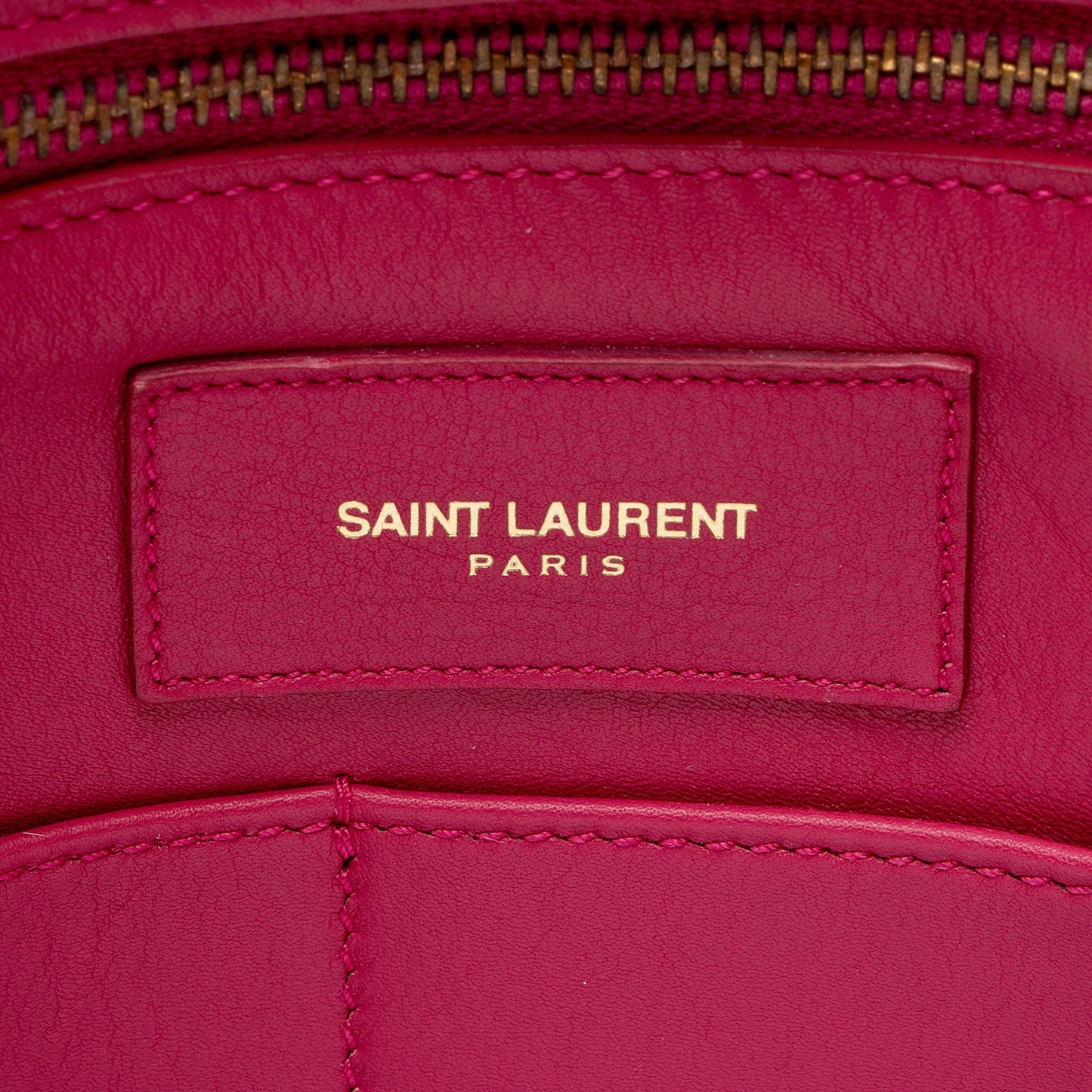 Saint Laurent Calfskin Cabas Chyc Medium Tote 6T692u