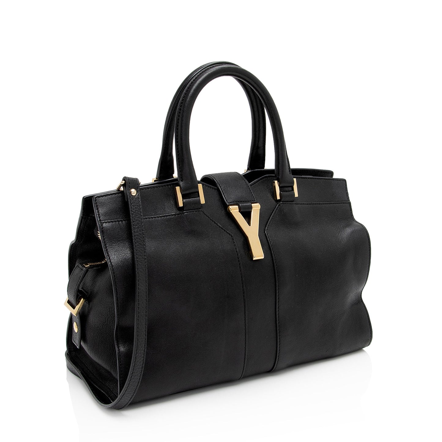 Saint Laurent Calfskin Cabas Chyc Small Tote ntqfXK