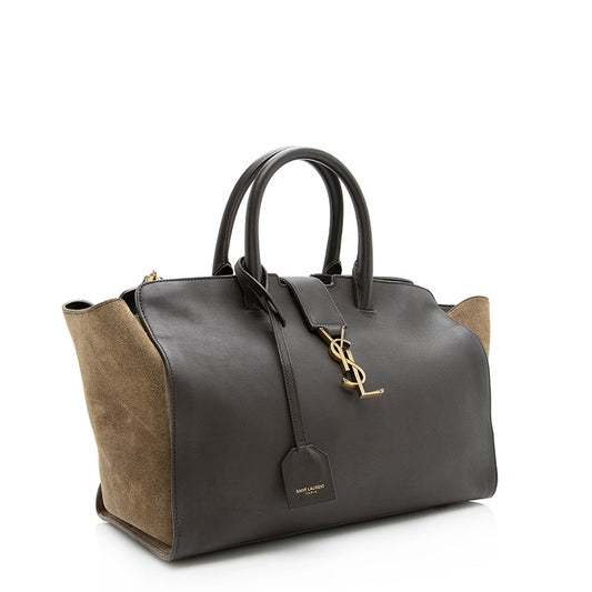 Saint Laurent Calfskin Cabas Downtown Small Satchel 19706