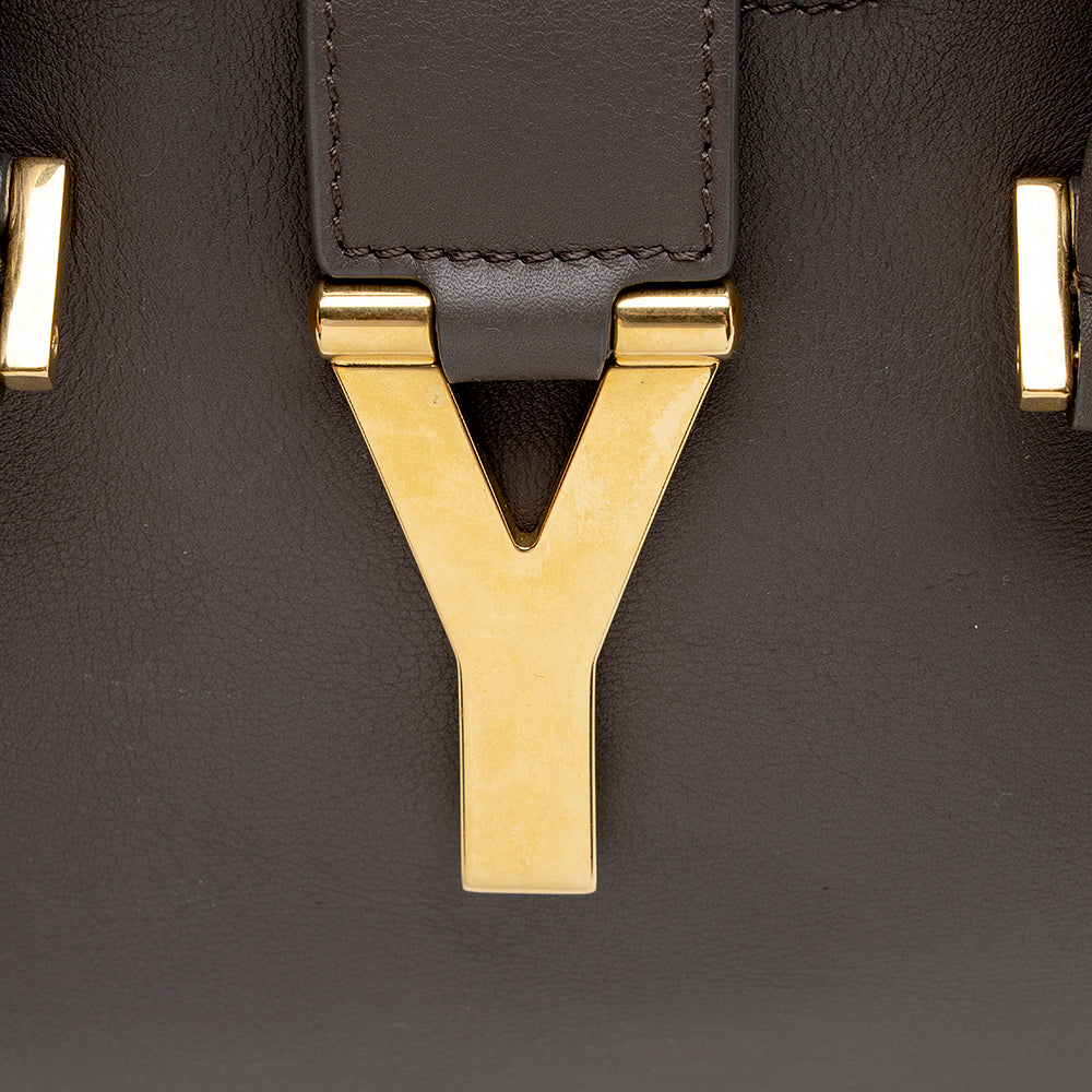 Saint Laurent Calfskin Classic Cabas Y Small Tote - FINAL SALE 15189