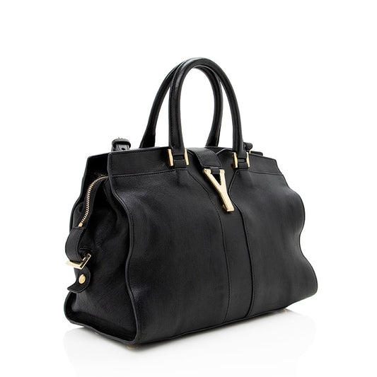 Saint Laurent Calfskin Cabas Chyc Small Tote 15965