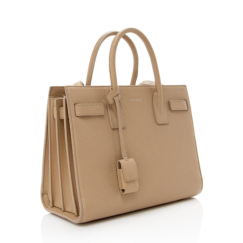 Saint Laurent Calfskin Classic Sac de Jour Nano Tote 16258