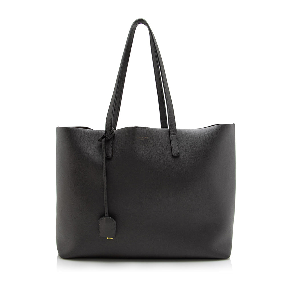 Saint Laurent Calfskin Large Shopping Tote 16993