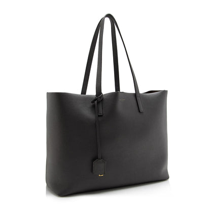 Saint Laurent Calfskin Large Shopping Tote 16993