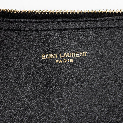 Saint Laurent Calfskin Large Shopping Tote 18421