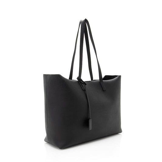 Saint Laurent Calfskin Large Shopping Tote 18421