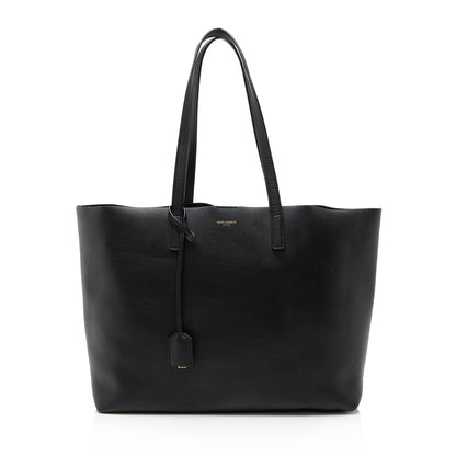 Saint Laurent Calfskin Large Shopping Tote 23053