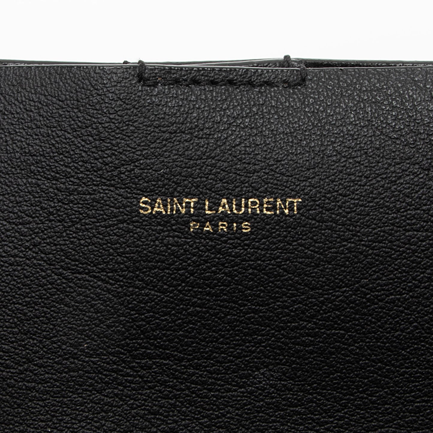 Saint Laurent Calfskin Large Shopping Tote 23053