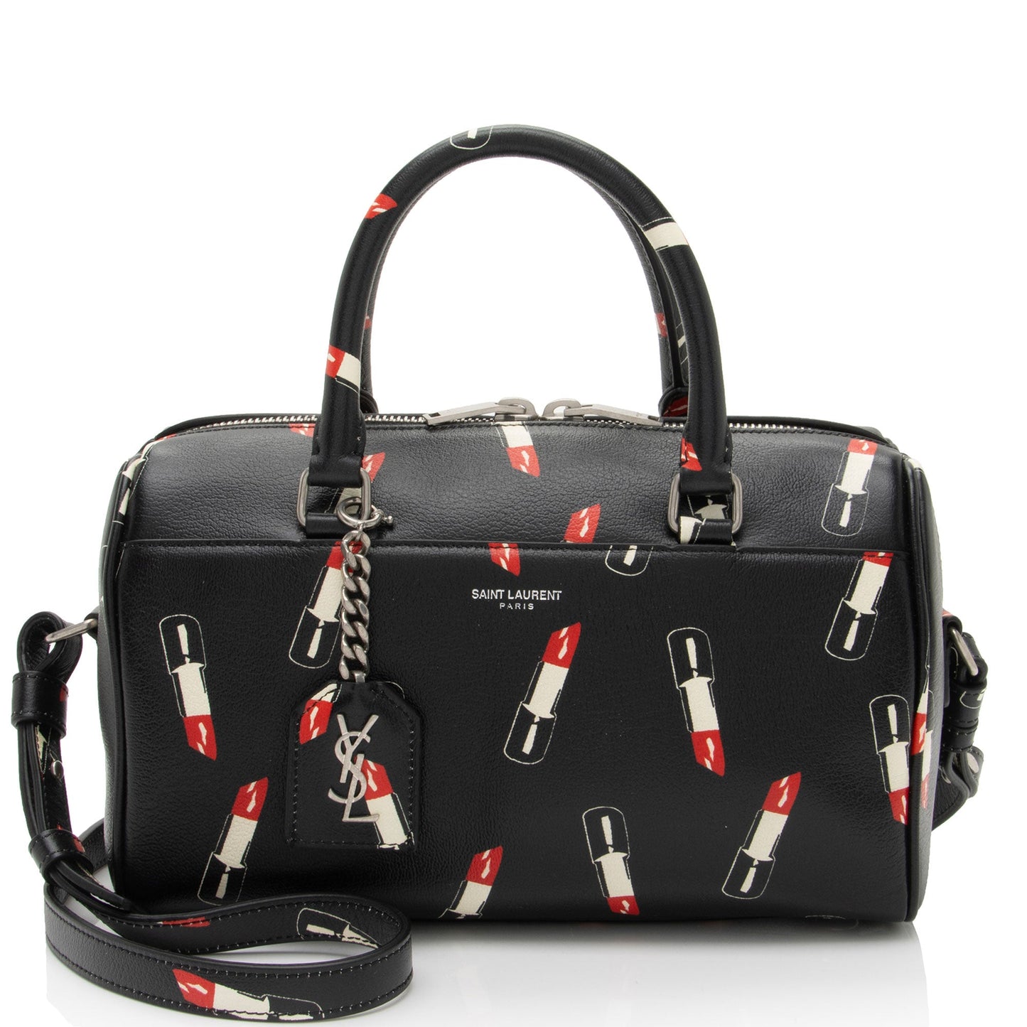 Saint Laurent Calfskin Lipstick Baby Duffle Bag 0OJW25