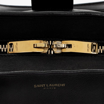 Saint Laurent Calfskin Monogram Baby Cabas Tote aWaDWU