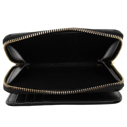 Saint Laurent Calfskin Monogram Compact Zip Around Wallet p3n5HY