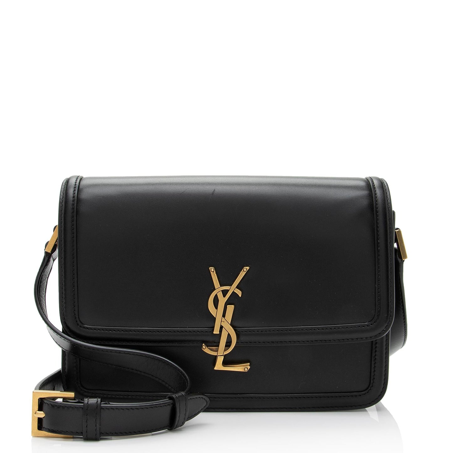 Saint Laurent Calfskin Monogram Solferino Medium Shoulder Bag - FINAL SALE uXDDFd