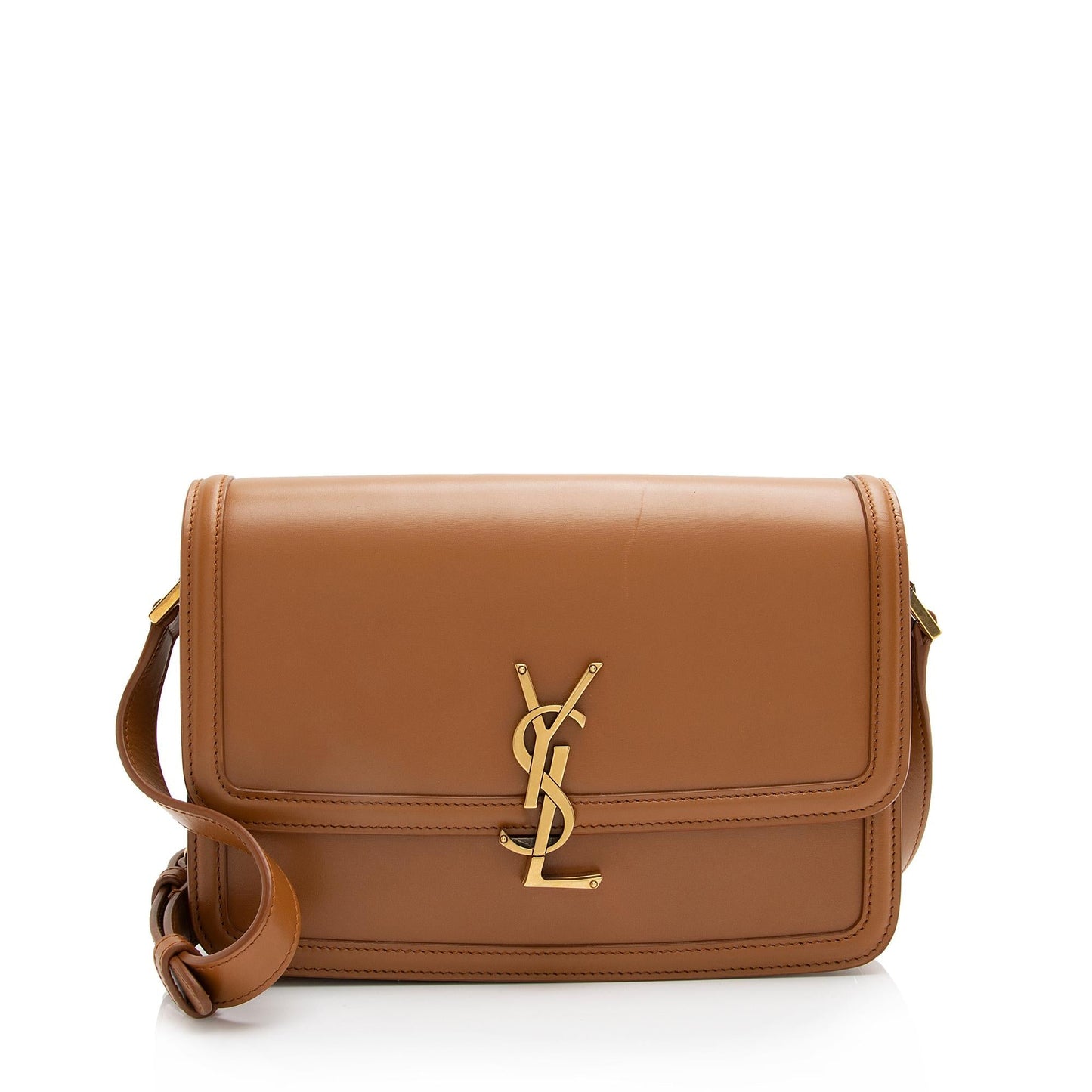 Saint Laurent Calfskin Monogram Solferino Medium Shoulder Bag 23782